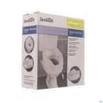 Packshot Toilethoger Savanah 10cm Wit Homecraft
