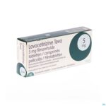 Packshot Levocetirizine Teva 5mg Filmomh Tabl 40 X 5mg