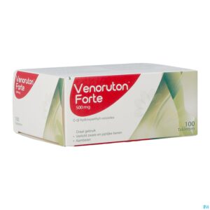 Packshot Venoruton Forte Impexeco 100 X 500mg Pip
