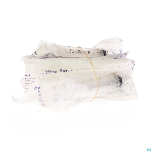 Packshot Bd Plastipak Spuit Luer-lok 20ml 10 300629