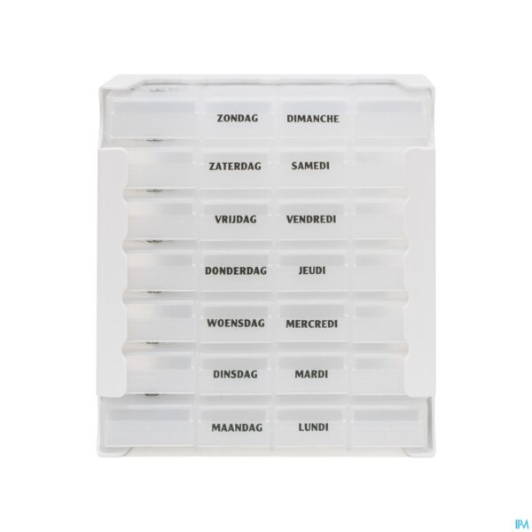 Packshot Eureka Care Pillendoos Transparant 1 Week