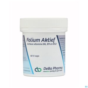 Packshot Folium Aktief V-caps 60 Deba