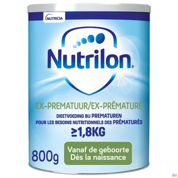Packshot Nutrilon Ex-prematuur Pdr 800g Packshot Nutrilon Ex-prematuur Pdr 800g