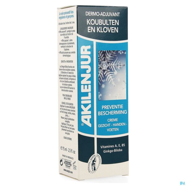 Packshot Akilenjur Creme Gezicht-hand-voet Tube 75ml 104500