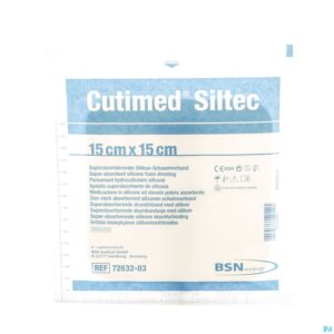 Packshot Cutimed Siltec Kp Steriel 15,0x15,0cm 1 7328503