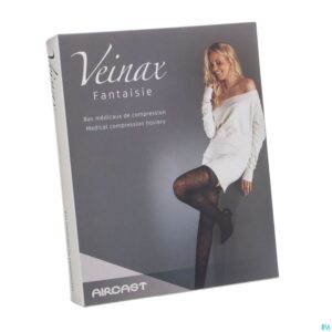 Packshot Veinax Panty Grote Diamant 2 Lang Zwart Maat 2