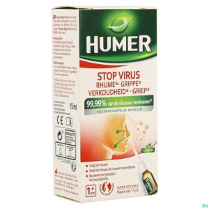 Packshot Humer Stop Virus Neusspray 15ml