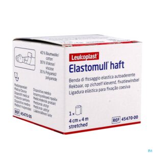 Packshot Elastomull Haft Fixatiewindel Coh. 4cmx4m 4547000