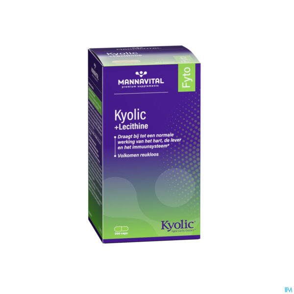 Packshot Mannavital Kyolic + Lecithine Caps 200