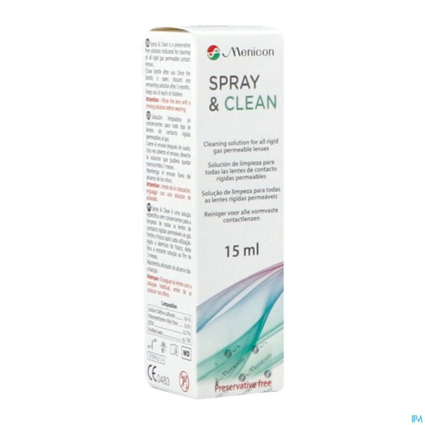 Packshot Menicare Spray&clean Fl 15ml Packshot Menicare Spray&clean Fl 15ml