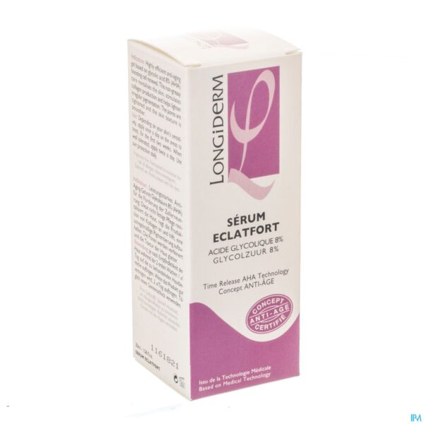 Packshot Longiderm Serum Eclafort 8% Pompfl 30ml