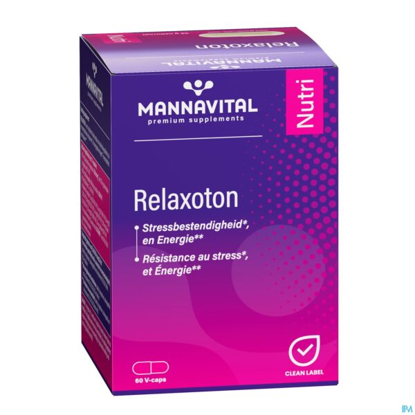 Packshot Mannavital Relaxoton Comp 60