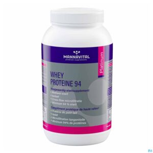 Packshot Mannavital Whey Proteine 94 Pdr 900g