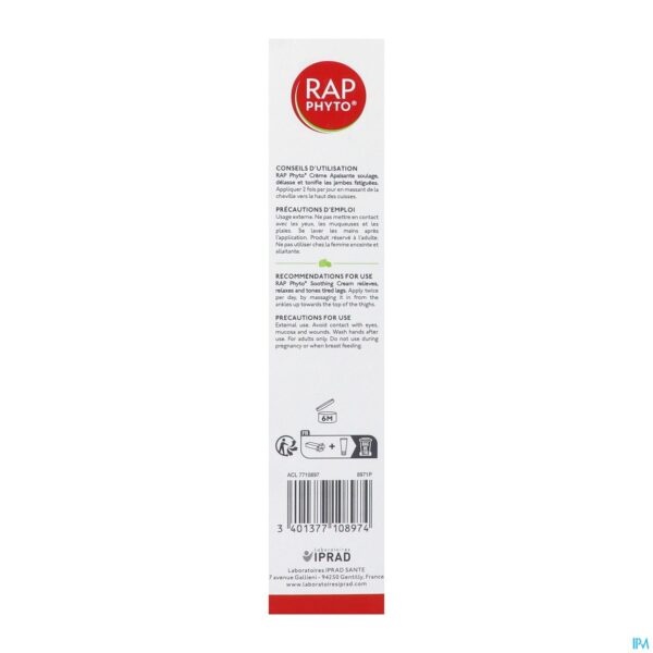 Packshot Rap Phyto Creme Tube 100ml Nf