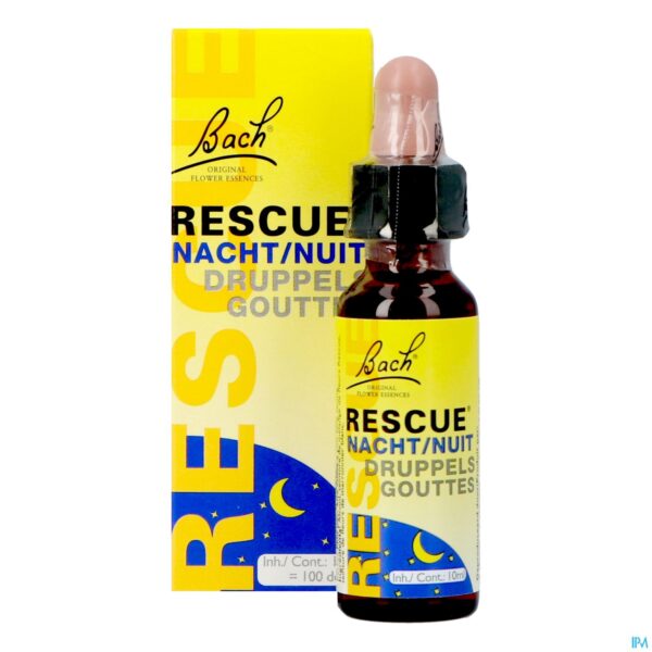 Productshot Bach Rescue Druppels Nacht 10ml