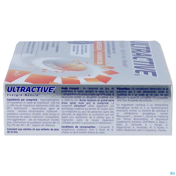 Packshot Ultractive Magnesium 630mg Comp 30