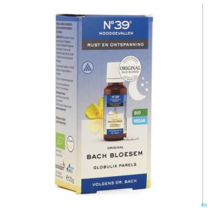 Packshot Bachbloesem Bio N°39 Noodgevallen Nacht Parels 20g