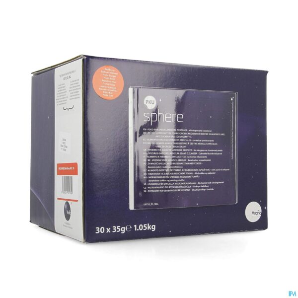 Packshot Pku Sphere 20 Rode Vruchten 30 X 35g