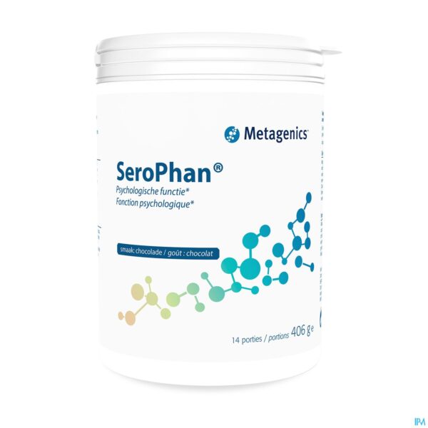 Packshot Serophan Chocolade 408g 5206 Metagenics Packshot Serophan Chocolade 408g 5206 Metagenics