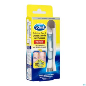 Packshot Scholl 2in1 Opl Schimmelnagels 3,8ml + 5 Vijlen
