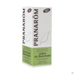 Packshot Pranarom Eo Ledon Groenland Bio 5ml