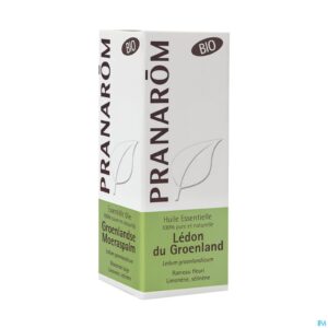 Packshot Pranarom Eo Ledon Groenland Bio 5ml