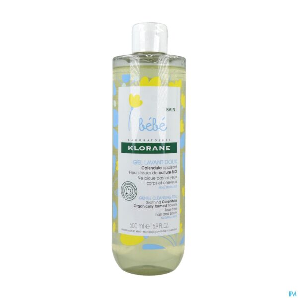 Packshot Klorane Bb Zacht Reinigingsgel 500ml Packshot Klorane Bb Zacht Reinigingsgel 500ml