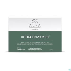 Packshot ALFA Ultra Enzymes V-caps 30