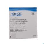 Packshot Aquacel Extra Verb Hydrofiber+versterk. 15x15cm 3