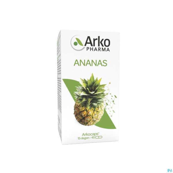 Packshot Arkocaps Ananas Plantaardig 45