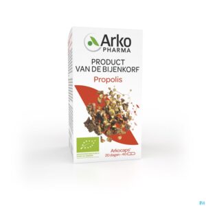 Packshot Arkocaps Propolis Bio Caps 40