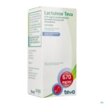 Packshot Lactulose Teva Sol Per Os 500ml
