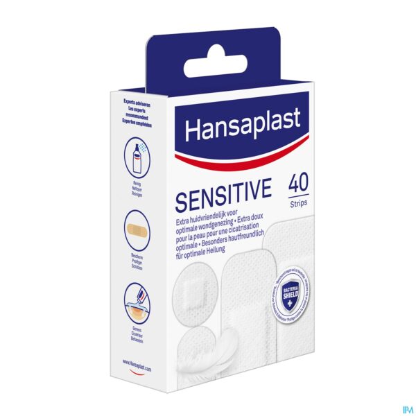 Packshot Hansaplast Sensitive Strips 40