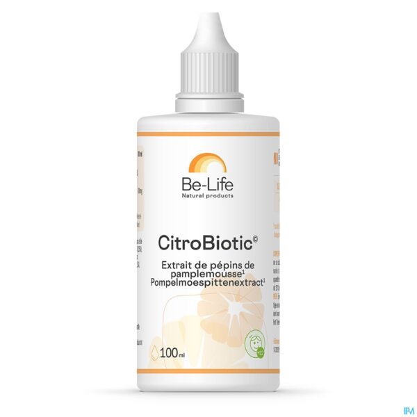 Packshot Citrobiotic Be Life Pompelmoespit Extract 100ml