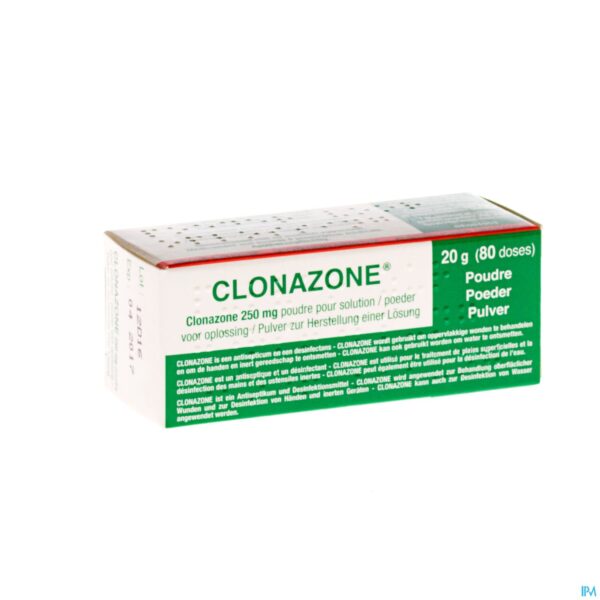 Packshot Clonazone 250mg Pdr Voor Oplossing Tube 20g
