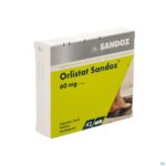 Packshot Orlistat Sandoz Harde Caps 42 X 60mg