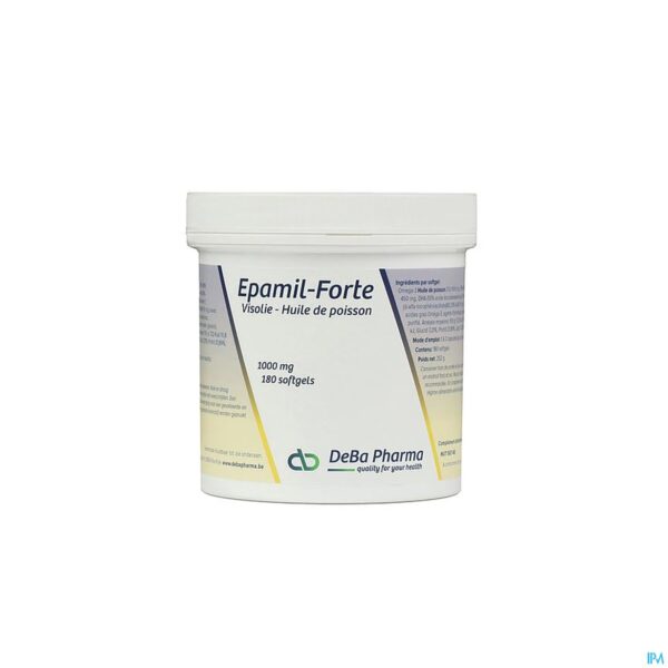 Packshot Epamil Forte Caps 180 Deba