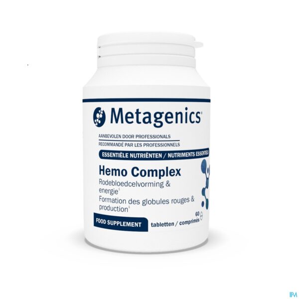 Packshot Hemocomplex Pot Tabl 60 6887 Metagenics Packshot Hemocomplex Pot Tabl 60 6887 Metagenics