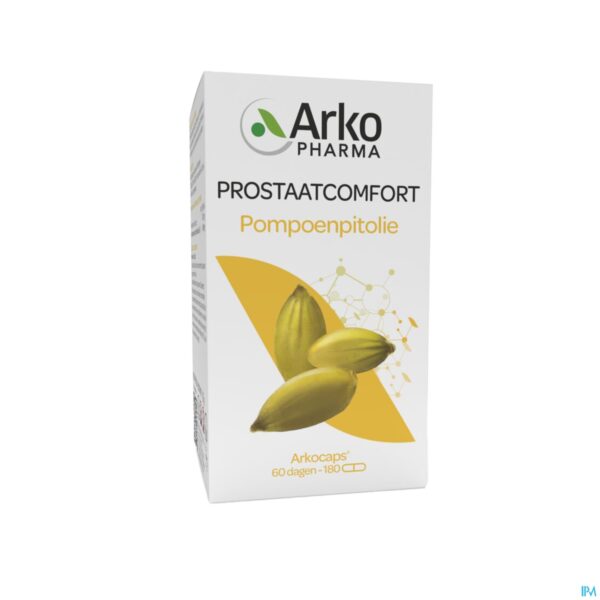 Packshot Arkocaps Pompoenpitolie Caps 180