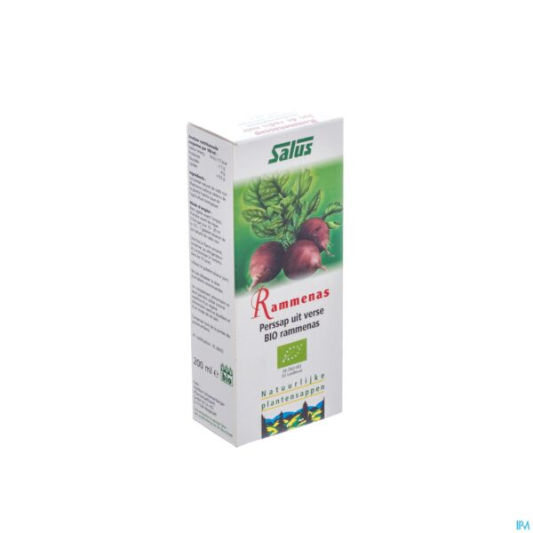 Packshot Salus Rammenassap Bio 200ml