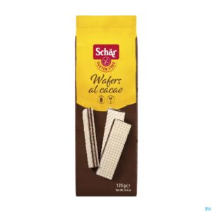 Packshot Schar Wafels Chocolade 125g 6510 Revogan