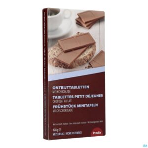 Packshot Prodia Ontbijttablet Melkchoco 16x8g 5895 Revogan