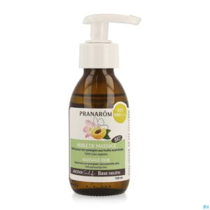 Packshot Pranarom Massage-olie Bio 100ml