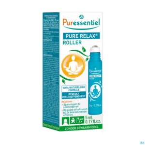 Packshot Puressentiel Pure Relax Roller Stress 12es.olie5ml