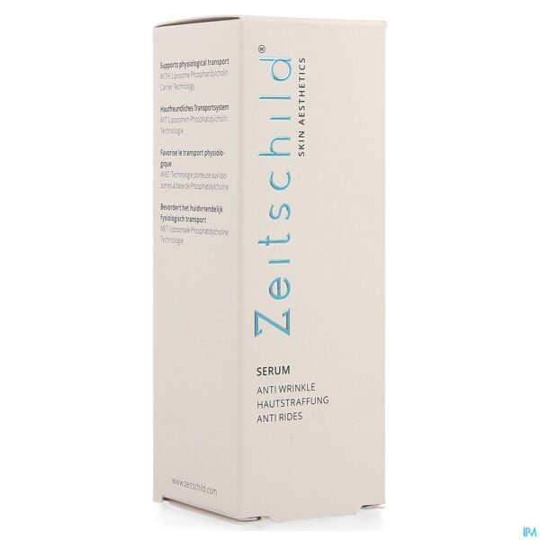 Packshot Zeitschild Skin Aesthetics A/wrinkle Serum 30ml Packshot Zeitschild Skin Aesthetics A/wrinkle Serum 30ml