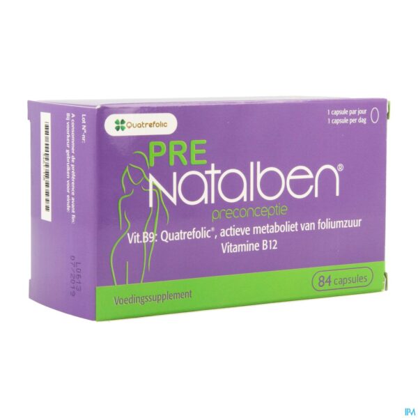 Packshot Pre Natalben Caps 84