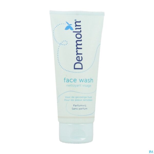 Packshot Dermolin Face Wash Gel 100ml Packshot Dermolin Face Wash Gel 100ml