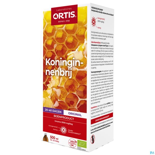 Packshot Ortis Koninginnebrij Bio 500ml