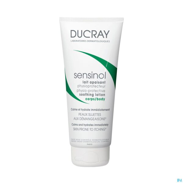 Productshot Ducray Sensinol Lich.melk Fysiobesch.kalmeren200ml