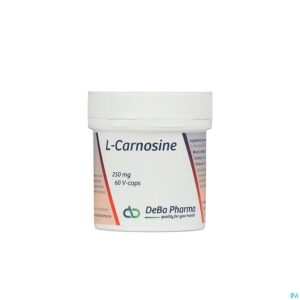 Packshot l-carnosine Caps 60x250mg Deba
